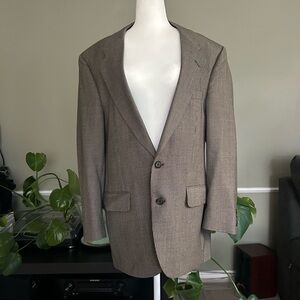 Vintage Burberrys’ 100% Pure Wool Blazer – Houndstooth Check – Classic Tailoring